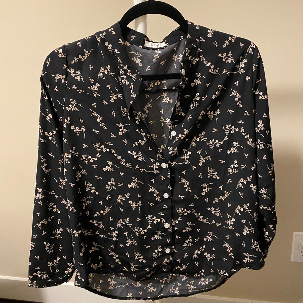 Floral Oak+Fort button up